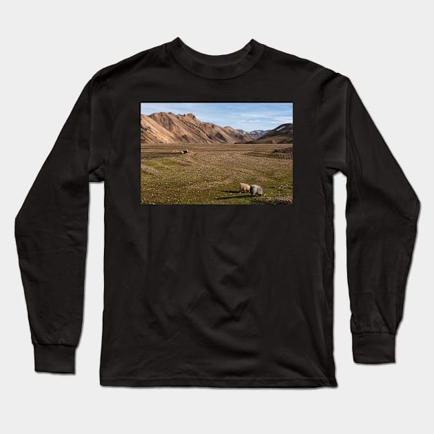 The Residents of Landmannalaugar Long Sleeve T-Shirt by krepsher